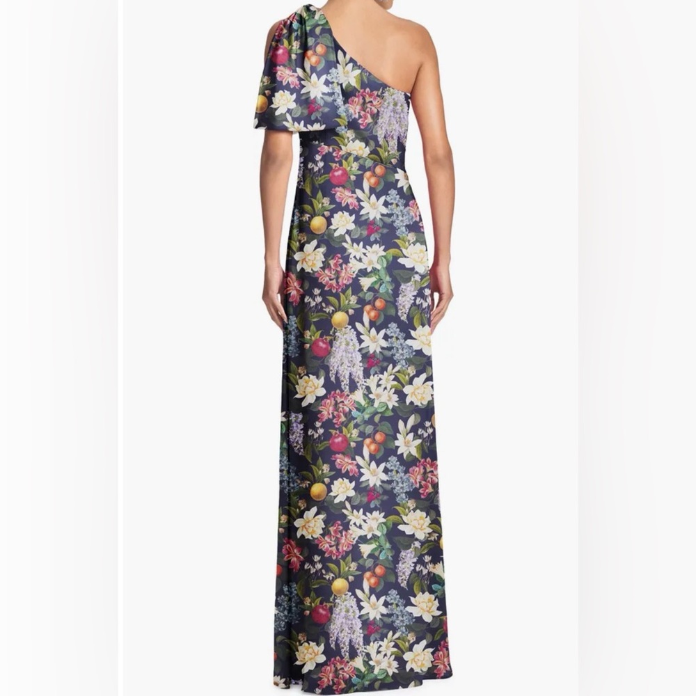 🌺🆕Sachin + Babi One Shoulder Chelsea Floral Gown, Size 4🌺 - Picture 15 of 16